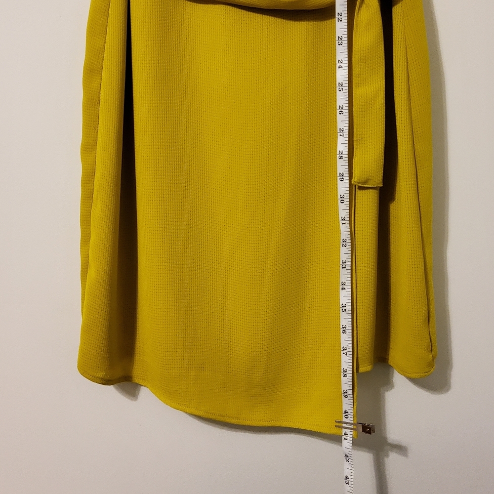 Dresses Yessica Mustard Yellow Sleeveless Builted Midi Dress Sz 42 (EUR) - Picture 4 of 10